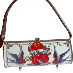 Little Earth Limited Tattoo sparrow metal Handbag